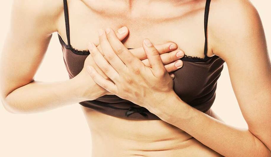 a dor torácica aguda pode ser a causa da osteocondrose mamaria